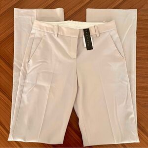 Theory Emery 2 Wool Blend Champagne Dress Pants Size 2